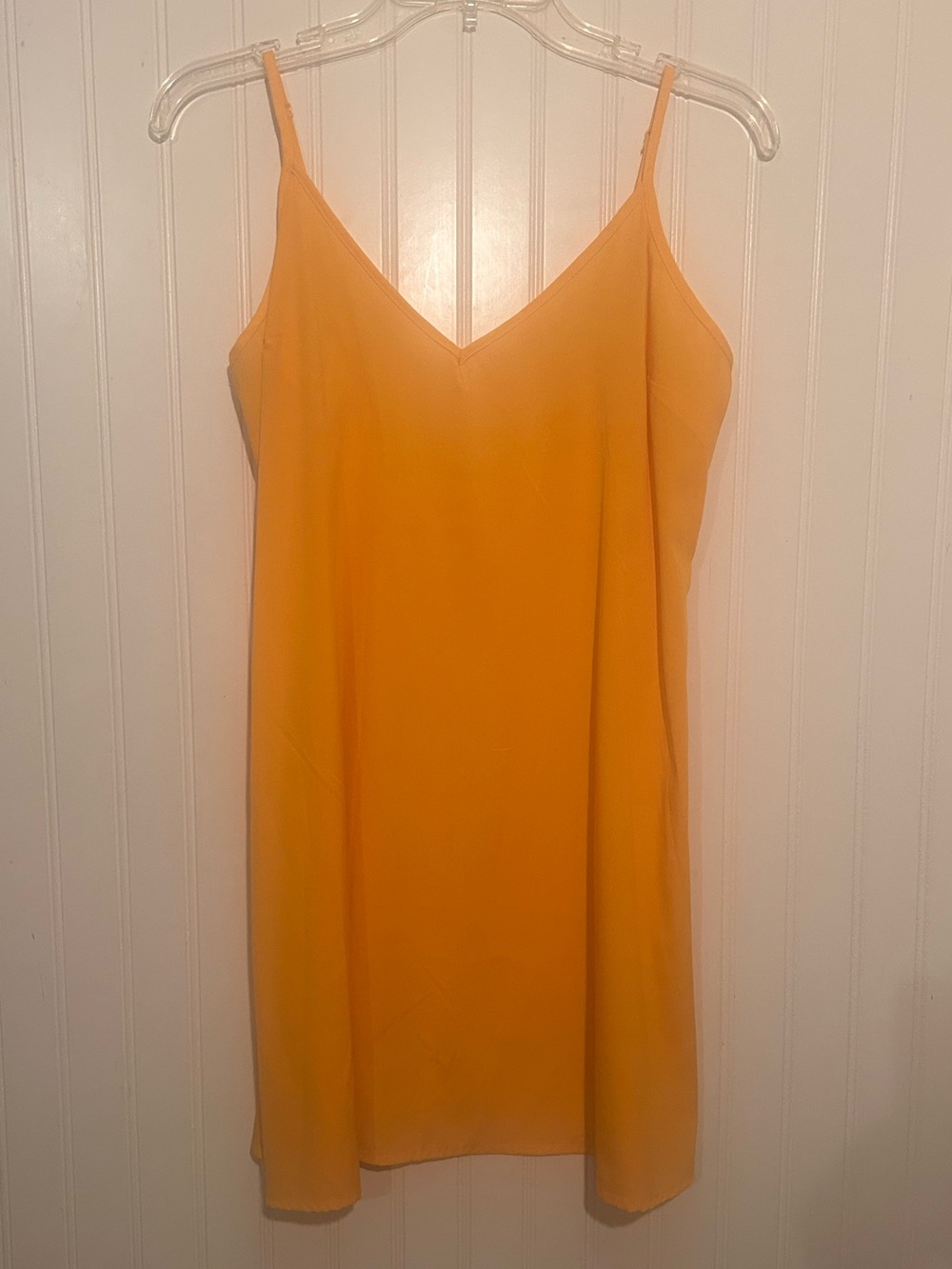 Yellow Spaghetti Strap Mini Sundress